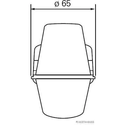 Bild av HERTH+BUSS ELPARTS 82850042 Feu de position arrière R5W