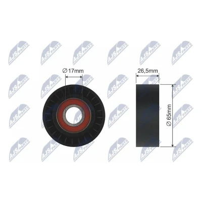 Bild av Spännrulle, Drivrem, volvo s60 ii, cross country s80 v60 i, v70 iii, xc60 suv xc70 31316674