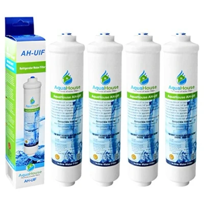 Bild av 4X AquaHouse AH UIF externt kylskåpsvattenfilter passar Samsung &amp; Haier kyl och frysmodeller med endast externa filter