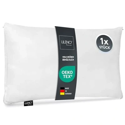 Bild av LILENO HOME Mikrofiberkudde 40 x 60 cm [1 set] tvättbar upp till 95 grader med dragkedja kudde som för säng eller dekorativa kuddar soffkuddar och