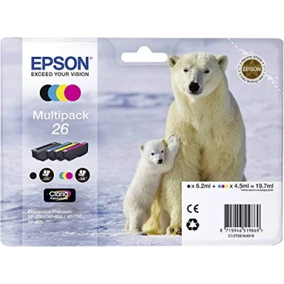 Bild av Epson 235F427 C13T26164010 Bläckpatron, Flerfärgad, Standard
