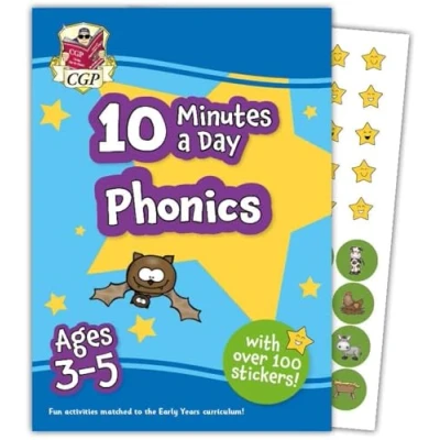 Bild av 10 Minutes a Day Phonics for Ages 3 5 (with reward stickers)