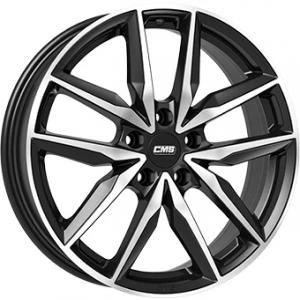 Bild av CMS C28 Gloss Black Polished 7x17 5/114 ET40 B67.1