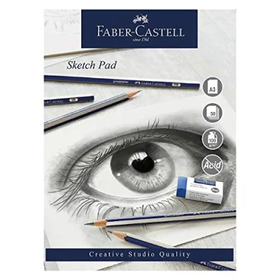 Bild av Faber Castell Creative Studio skissblock, A3 100 g/m² block med 50 ark