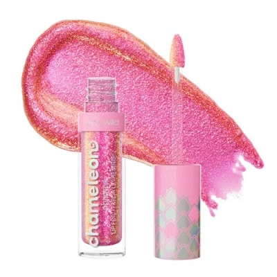 Bild av Wet n Wild Chameleon Chrome Lip Foil, Djärvt Ljusreflekterande Läppglans, Iridescerande Finish för en Multidimensionell Lyster, Kladdfri Slät Formula, Halo&#039;s Way