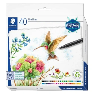 Bild av Staedtler Fineliner triplus rPP.40pcs
