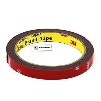 Bild av Finest Folia 3M dubbelsidig tejp 3 meter Scotch monteringstejp 4218P VHB 4910F högpresterande extra starkt temperaturbeständigt (5 mm x meter, 4218P)