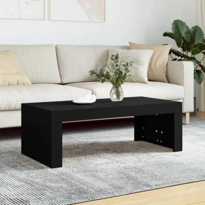 Bild av vidaXL Soffbord svart 102x50x36 cm konstruerat trä, tebord, soffbord, vardagsrumsbord, sidobord, accentbord, sidobord