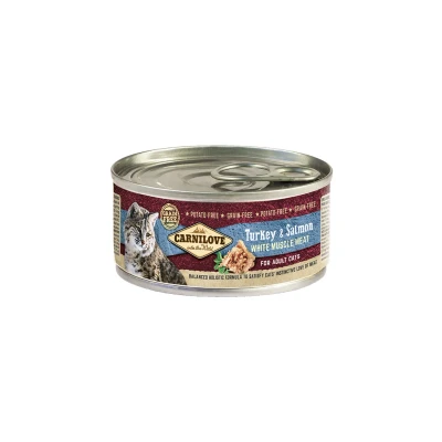 Bild av Turkey &amp; Salmon Adult Våtfoder för Katt 12 st x 100 g