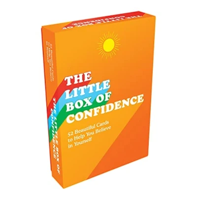 Bild av The Little Box of Confidence: 52 Beautiful Cards Uplifting Quotes and Empowering Affirmations