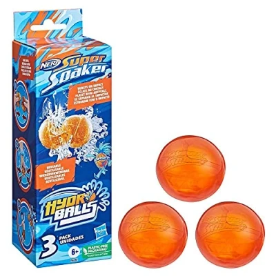 Bild av Nerf Super Soaker Hydro Balls, 3 pack återanvändbara vattenbollar