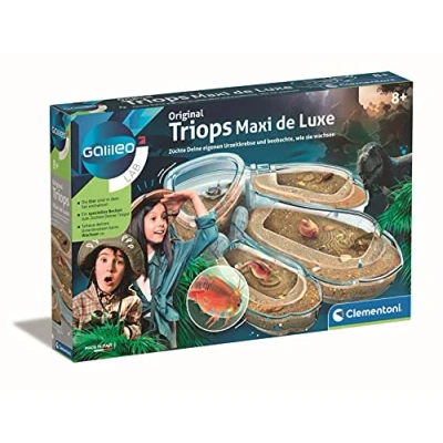 Bild av Clementoni Galileo Lab Original Triops Maxi de Luxe, uppfödning och observation av urtida kräftor, leksak för barn från 8 år, ny modell 2021 59246