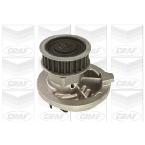 Bild av GRAF PA577 Pompe à eau 25 avec bague d&#039;étanchéité mécanique Tôle d&#039;acier 62,29 pour transmission par courroie de distribution