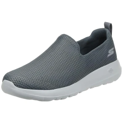 Bild av Skechers herr Go Max atletisk Air Mesh Slip on promenadsko sneaker, Träkol, 11 X Wide