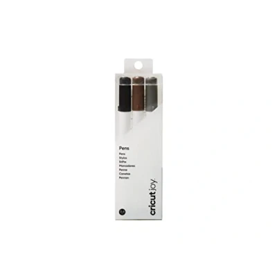 Bild av Cricut 2008068 Joy Fine Point pennor 0,4, svart/brun/gr (3 ct)