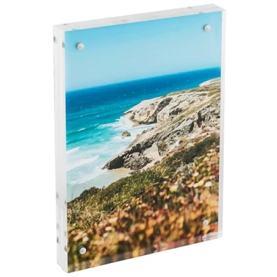 Bild av HMF 46972 Magnetisk fotoram av akrylglas transparent 10 x 15 cm