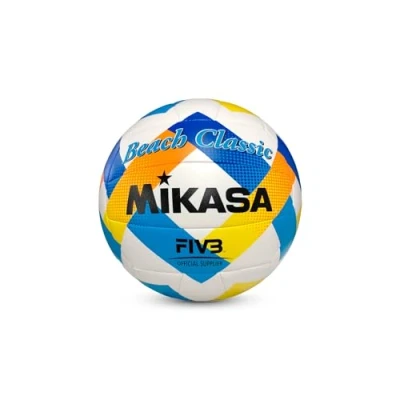 Bild av Mikasa Beach Classic volleyboll vit blå gul BV543C VXA Y 5