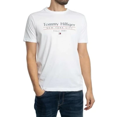 Bild av Tommy Hilfiger Center Stack Tshirt med print, Storlek: XS, White