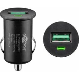 Bild av Goobay iPad / iPhone billaddare med USB 18W