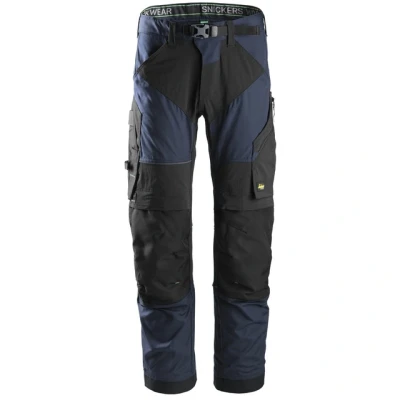 Bild av Snickers Workwear 6903 FlexiWork Arbetsbyxa Marinblå/Svart