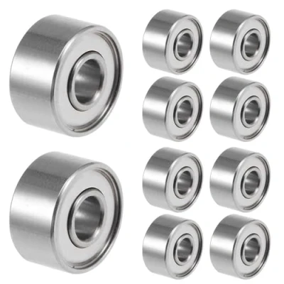 Bild av 10 stycken 693ZZ kullager, 3 mm x 8 4 mm, dubbelskyddade spårkullager för gör det själv, svarv, motorer, 3D skrivare, fräsmaskiner, olika mekaniska apparater och mer