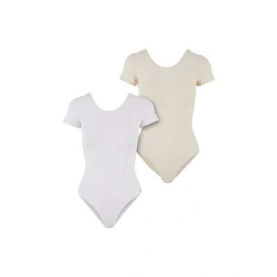 Bild av Urban Classics Stretch 2PACK Tshirt bas, Storlek: 4XL, White whitesand