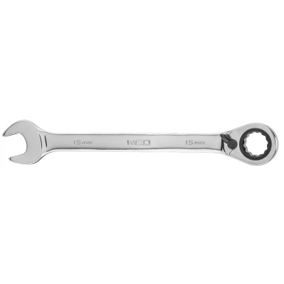 Bild av NEO TOOLS 09 327 Clé à fourche et polygonale cliquet 15
