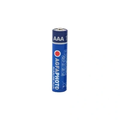 Bild av AgfaPhoto Alkaliska batterier PLUS Micro AAA LR03 (1,5 V, 20 pack) med lång livslängd, perfekt för fjärrkontroller, leksaker, kameror och mer, hemmabruk eller professionell användning.