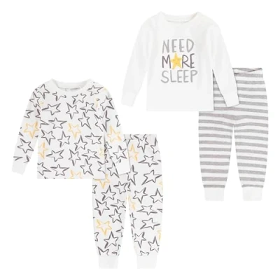 Bild av Huggies Little Hugs pyjamas för pojkar, Off vit/grå, 3 år