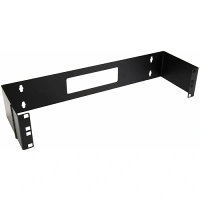 Bild av StarTech.com 2U väggmonterat lapppanelfäste med gångjärn 15 cm djup 48 patchpanel svängställ för grunt nätverksutrustning 10 kg (Wallmount2)