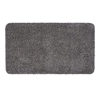 Bild av ASTRA tvättbar dörrmatta bomull absorberande Entra halkfri matta (75 x 130 cm antracit)