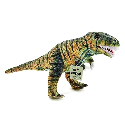Bild av Zappi Co Kids mjuk gosig leksak perfekt lekkamrat för barn i tryckt stil (55 cm längd) (Allosaurus dinosaurie)