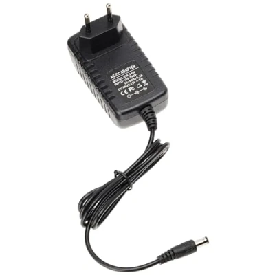 Bild av LEYF Universell strömförsörjning 12 V DC 2 A, AC 100240 50/60 Hz, adapter, stickkontakt, nätadapter 90 cm kabellängd (5,52,5 mm uttag) kompatibel med TV box, LED remsor, router, kamera