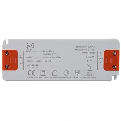 Bild av SeKi LED strömförsörjning L 10024 24 V 4,16 A 100 W; drivare transformator förare