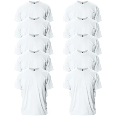 Bild av GILDAN herr T shirt Ultra i bomull, stil G2000, Vit, XL