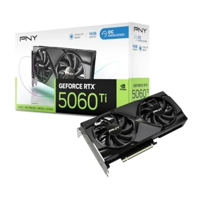 Bild av PNY GeForce RTX 5060 Ti Dual Fan OC 16GB GDDR7 RAM Grafikkort