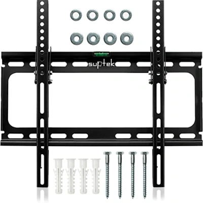 Bild av Suptek Lutande TV väggfäste för 26 55&quot; LCD LED display, VESA Max 400x400 mm kapacitet på 45 kg, MT4203