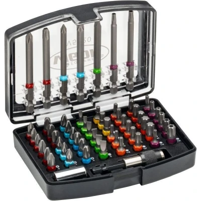 Bild av VIGOR V5020 Kit, caisse / encastrement tournevis (bits) 57