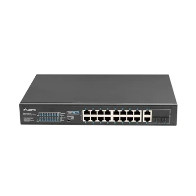 Bild av Lanberg RSFE 16P 2C 150 switch 16 ports unmanaged rack mountable