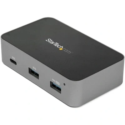 Bild av StarTech.com 3 Port USB C Hub with LAN Port   10Gbps  2xA &amp; 1xC  Powered Hub ports porte Grey