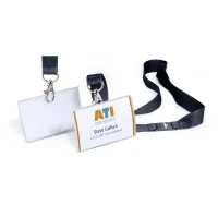 Bild av Durable 821719 Namnskylt CLICK FOLD med halsband 54x90mm, transparent, 10 stycken