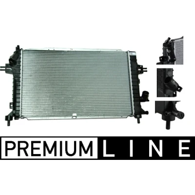Bild av MAHLE ORIGINAL CR 920 000P radiateur du moteur 599 368 26 Grille de soudée OPEL: Astra H 3/5 portes, GTC, Caravan