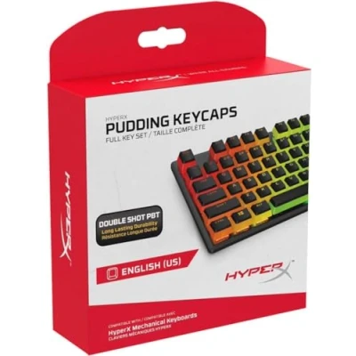 Bild av HyperX Pudding Keycaps Full uppsättning nycklar PBT {Svart