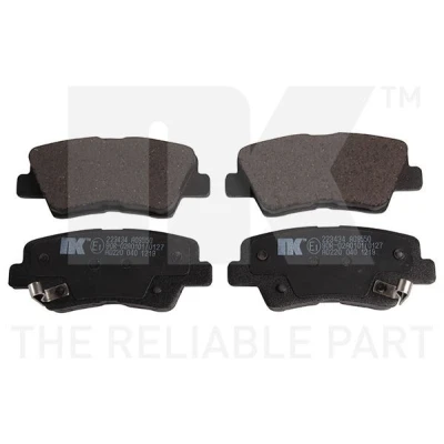 Bild av NK 223434 Jeu de plaquettes frein avec indicateur d&#039;usure tôle anti bruit sans accessoires HYUNDAI: Tucson, i30 II 3/5 portes, Break