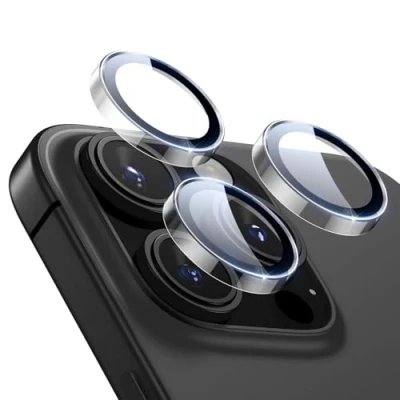 Bild av ESR Kameralinsskydd för iPhone 16 Pro Max/16 Pro/15 Max/15 Pro/14 Max/14 Pro, individuella HD skydd robusta, reptåliga, ultratunna, armoritserien, 1 pack, transparent