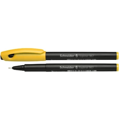 Bild av Schneider Topliner 967 fineliner (linjebredd 0,4 mm) 1 st gul