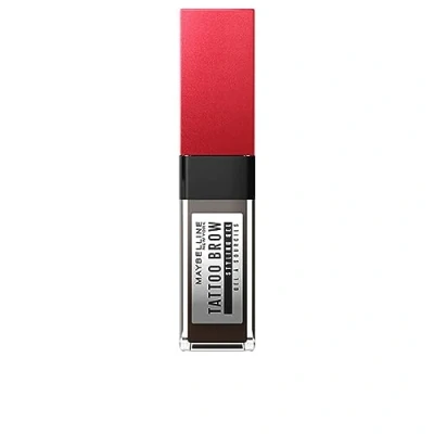 Bild av Maybelline New York ögonbryn Gel, för tätare utseende och formade ögonbryn, moppsäker vattentät, Tattoo Brow 36H Styling nr 257 Medium Brown, 6 ml