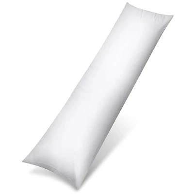 Bild av Utopia Sängkläder Side Sleeper Kudde 40 x 145 cm, Helkroppskudde, Gravidstöd, (Vit)
