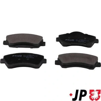 Bild av JP GROUP 4163607710 Jeu de plaquettes frein Essieu avant non préparé pour indicateur d&#039;usure PEUGEOT: 308 II 3/5 portes, SW 2, I