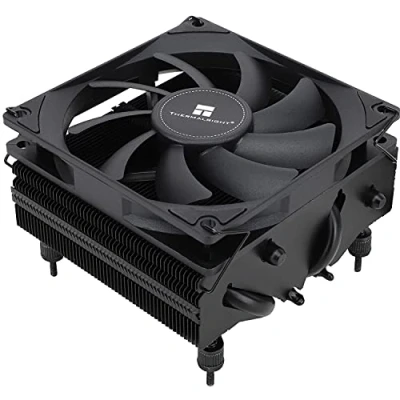 Bild av Thermalright AXP90 X53 Black Low Profile CPU luftkylare, 53 mm höjd, TL 9015B Smart PWM fläkt, AGHP teknik för AMD AM4/Intel 1700/1150/1151/1155/1155/1156/1200 (svart)